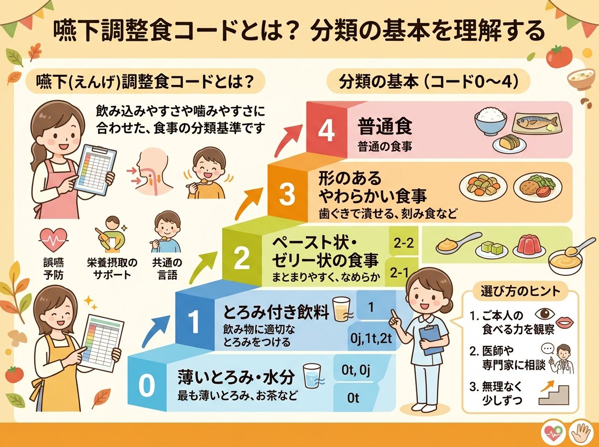 嚥下調整食コードとは何か?分類の基本を理解する