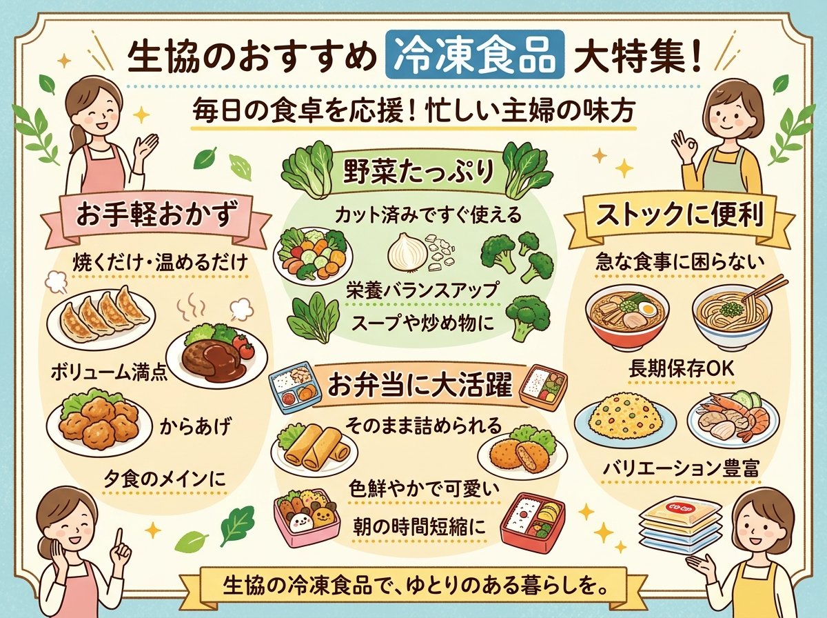 生協のおすすめの冷凍食品