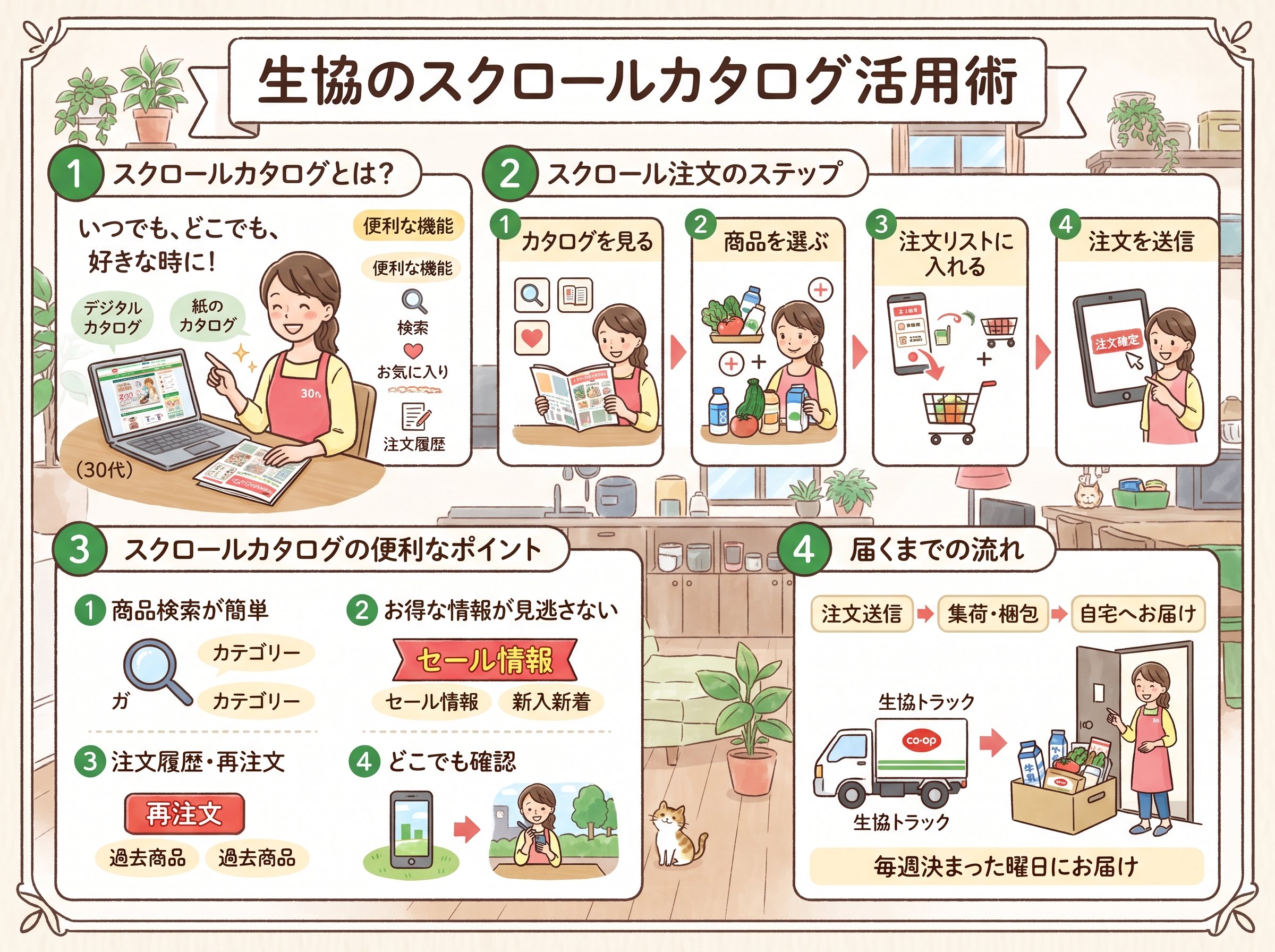 生協のスクロールのカタログ