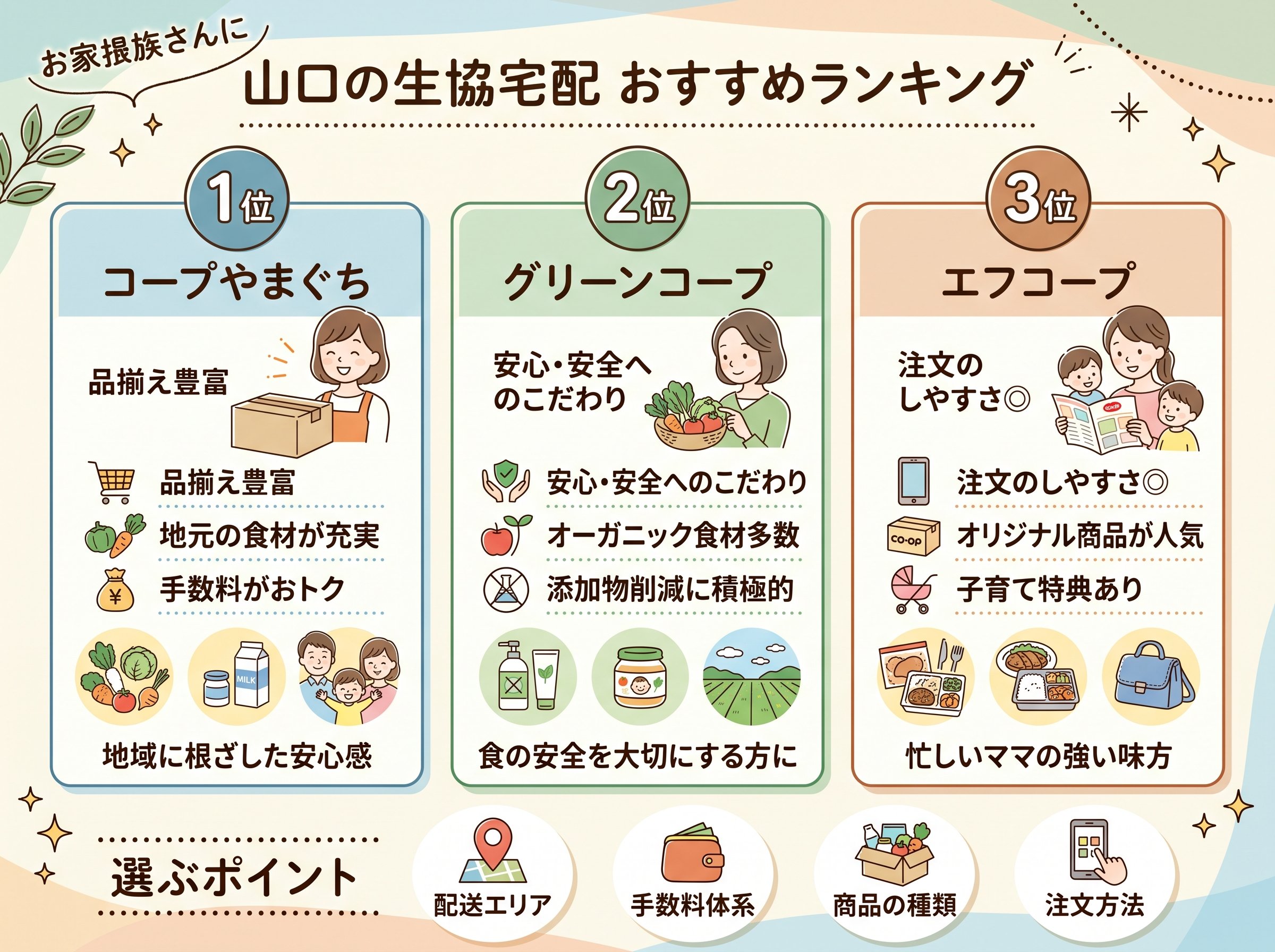 山口の生協宅配ランキング