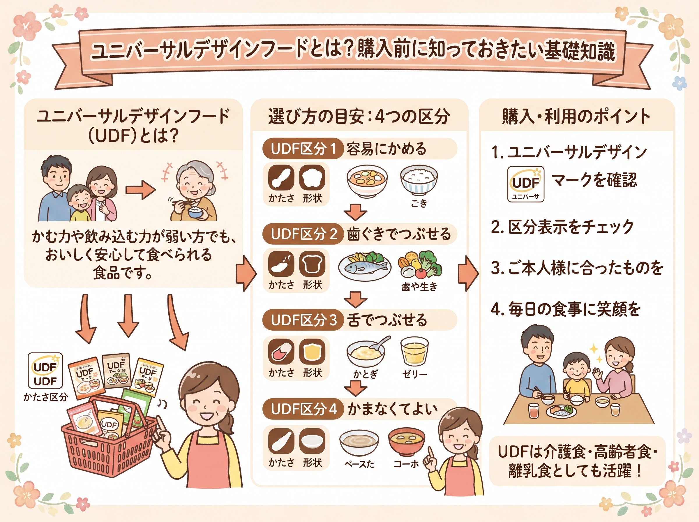 ユニバーサルデザインフードとは何か?購入前に知っておきたい基礎知識